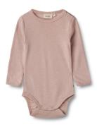 Wool Body L/S Lucca Pink Wheat