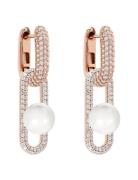 Goldplated Pearl Earrings White Marmara Sterling