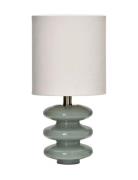 Bordlampe, Hdstep, S, Lyseblå;Råhvid Blue House Doctor