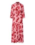 Yassavanna Long Shirt Dress S. Noos Red YAS