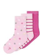 Nmfdottisia 3P Sock Pink Name It