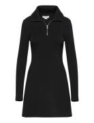 A- Scuba Fit & Flare Half Zip Dr Black Calvin Klein Jeans