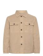 Reg Cot/Linen Overshirt Beige GANT