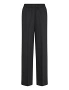 Linen Blend Pull On Pants Black GANT