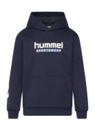 Hmljr Logo Hoodie Navy Hummel