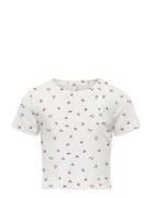 Kogbella Life Short Aop S/S Top Jrs Noos White Kids Only