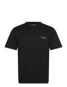 Jjcollege Logo Tee Ss Crew Neck Black Jack & J S