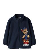 Nmmjings Paw Fleece W Zip Cplg Navy Name It