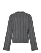Kogtessa L/S O-Neck Pullover Knt Grey Kids Only