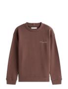 Mini Corp C-Neck Sweatshirt Brown Tommy Hilfiger