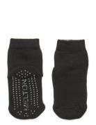 Cotton Socks - Anti-Slip Black Melton