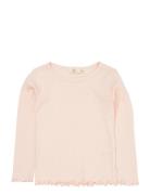 Summer Pointelle Ls Tee Pink Copenhagen Colors