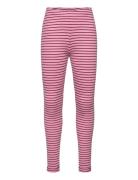 Kmgmaude Life Stripe Basic Legging Jrs Pink Kids Only