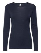 Top Merino Wool Ls Navy Lindex