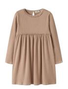 Nmfbabette Ls Dress Lil Beige Lil'Atelier
