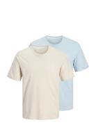 Jjepaulos Tee Ss Crew Neck 2Pk Mp Blue Jack & J S