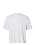 Slhrelaxaspen 2-Ply Ss O-Neck Noos White Selected