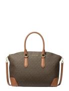 Lg Ew Dome Satchel Brown Michael Kors