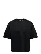 Onsfred Rlx Ss Crop Tee Black ONLY & SONS