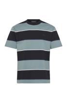 Striped Relaxed T-Shirt Navy Fred Perry