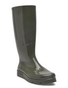 Biamille High Rubber Boot Khaki Bianco