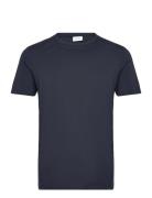 Basic O-Neck Tee S/S Navy Enkel Studio