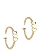 Hoops, Twistie Love Gold Enamel Copenhagen
