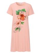 Nightdress Short Sleeve Pink Damella Of Sweden