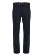 J S Soft Twill Trousers Navy Morris