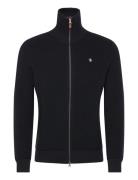 Bernard Zip Cardigan Navy Morris