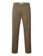 Slh196-Straight New Miles Flex Pant Khaki Selected
