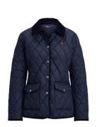 Corduroy-Trim Quilted Barn Jacket Navy Polo Ralph Lauren