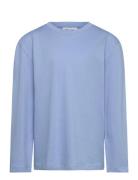 Basic O-Neck Tee L/S Blue Enkel Studio