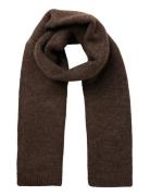 Nlflodet Knit Scarf Brown LMTD