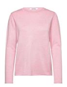 Srmarla O-Neck Roll Egde Knit Pink Soft Rebels