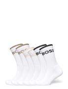 6P Qs Stripe Cc White BOSS