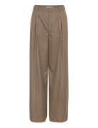 Caciagz Hw Pants Beige Gestuz