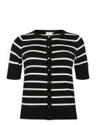Kclizzy Short Sl Cardigan Black Kaffe Curve