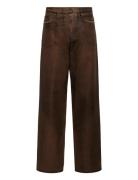 Gzcellie Hw Wide Jeans Brown Gestuz