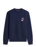 Tommy Embro Flag Sweatshirt Navy Tommy Hilfiger