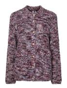 Yaslibba Ls Knit Cardigan S. Purple YAS