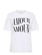 Kcchari T-Shirt White Kaffe Curve