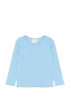 Tnstrianna L_S Rib Tee Blue The New