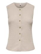 Onlilse S/L Structure Vest Jrs Noos Beige ONLY
