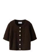 Nmfnalisa Ss Loose Knit Card Xnoos Brown Name It