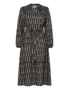 Parisll Midi Dress Ls Black Lollys Laundry