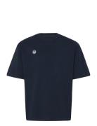 Bhkelsey Backprint S/S Tee Navy Blend