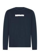 Bhkemuel Graphic L/S Tee Navy Blend