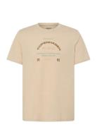 Bhkorneli Logo S/S Tee Beige Blend