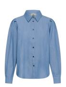 Kbro Solid Shirt Blue Karen By Simonsen